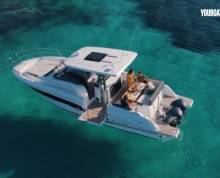 Notre zone d'activité pour ce service Coques open récentes à louer pour une journée en mer avec équipement confort et capacité de 9 personnes